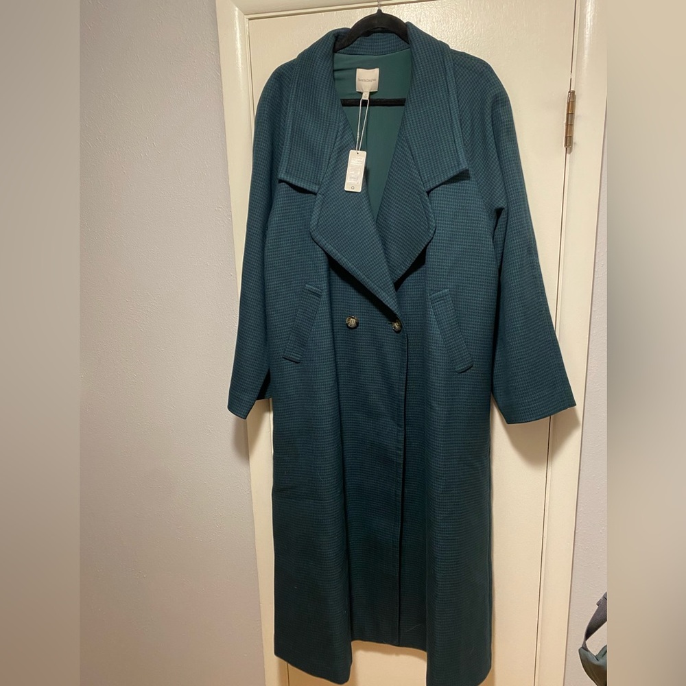 Favorite Daughter Teal Pea Coat